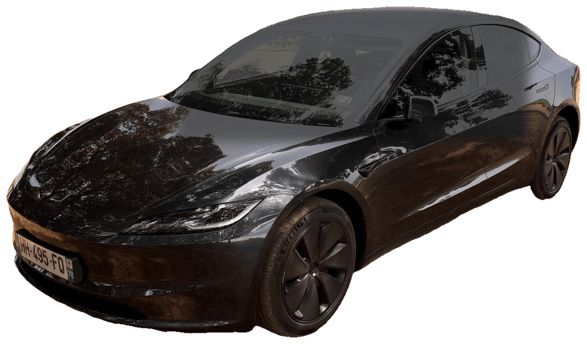 Tesla Model 3, véhicule du service VTC Jo Chauffeur à Avignon